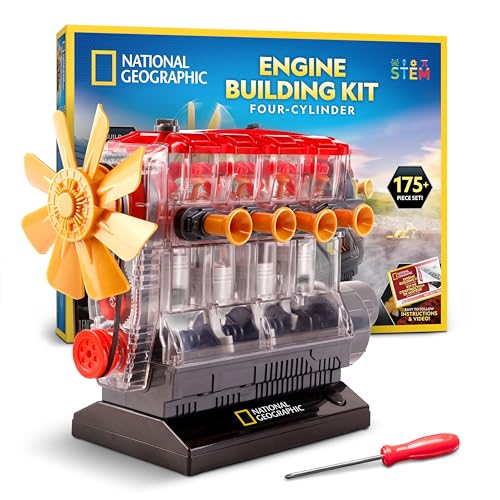 Engine Building Kit – 175 Piece STEM Mechanical Model Set