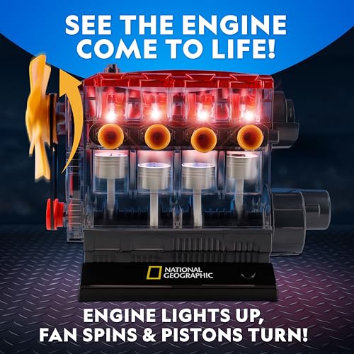 Engine Building Kit – 175 Piece STEM Mechanical Model Set