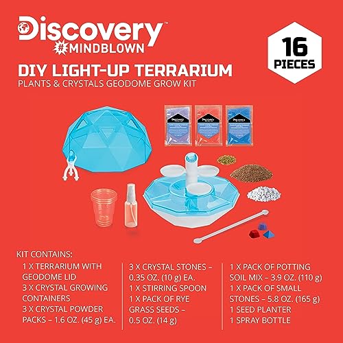 LED Terrarium Kit – Plant Grow & Crystal STEM Experiment Set