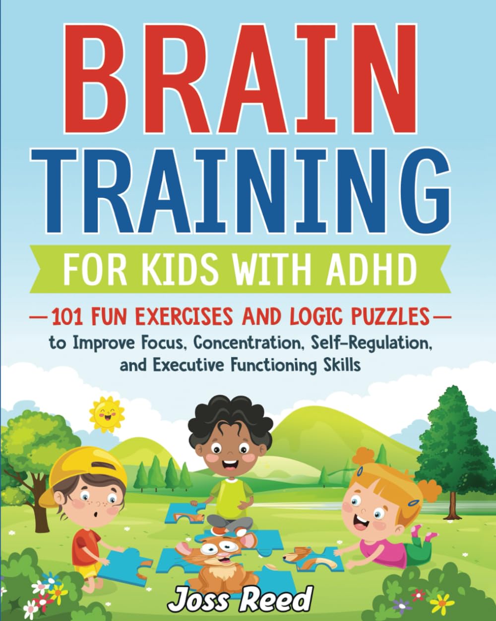 Kids Brain Training Book – Focus, Logic & Cognitive Skills Workbook