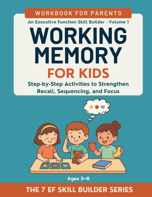 Kids Working Memory Workbook – Recall, Focus & Sequencing Training