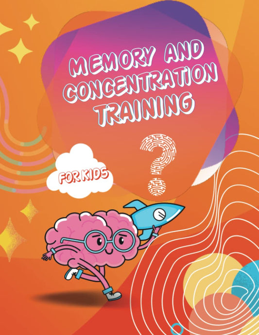 Kids Memory Training Book – Focus & Concentration Brain Games