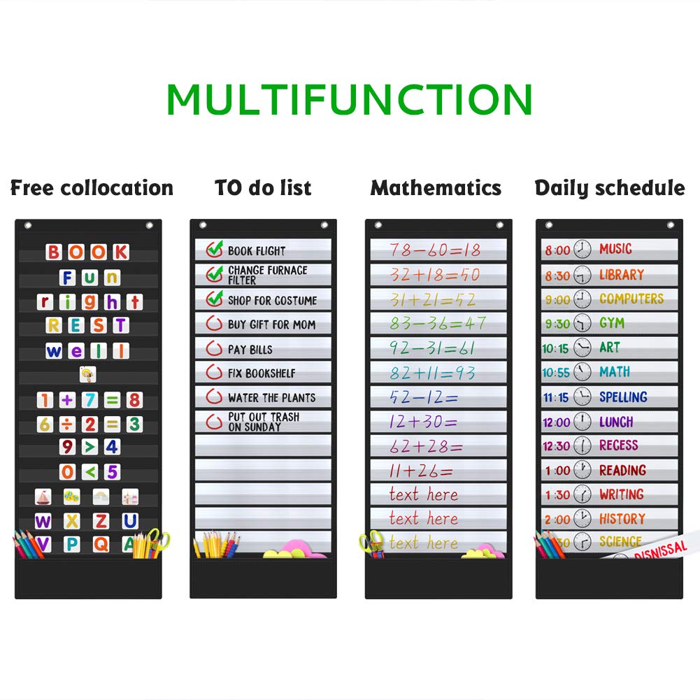 Large Visual Schedule Pocket Chart