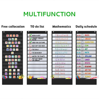 Large Visual Schedule Pocket Chart