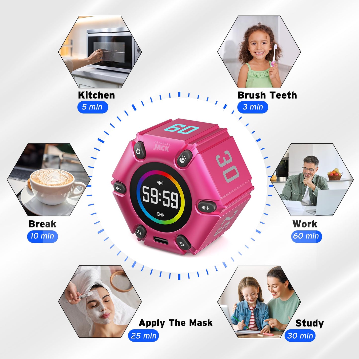 Printers Jack Pomodoro Timer (1P) 05 Variation