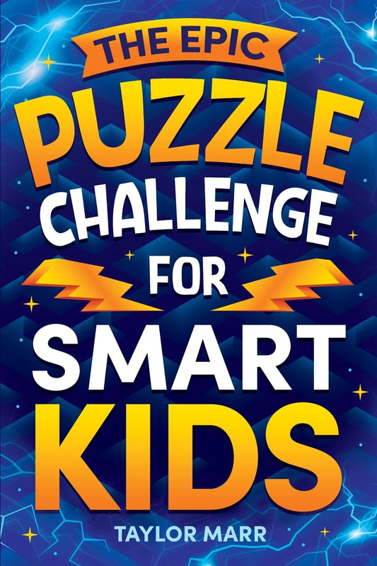 Kids Puzzle Challenge Book – Riddles, Mazes & Brain Games Collection