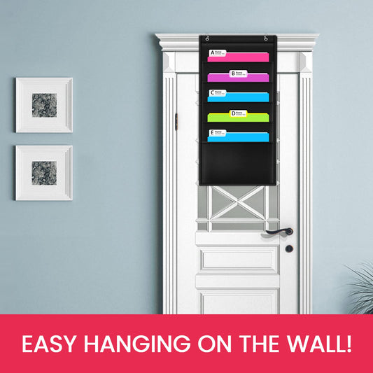 Heavy Duty Storage Pocket Chart – Classroom File Organizer Board