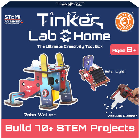 STEM Electronic Robot Kit – Kids Tinker Lab Learning Set