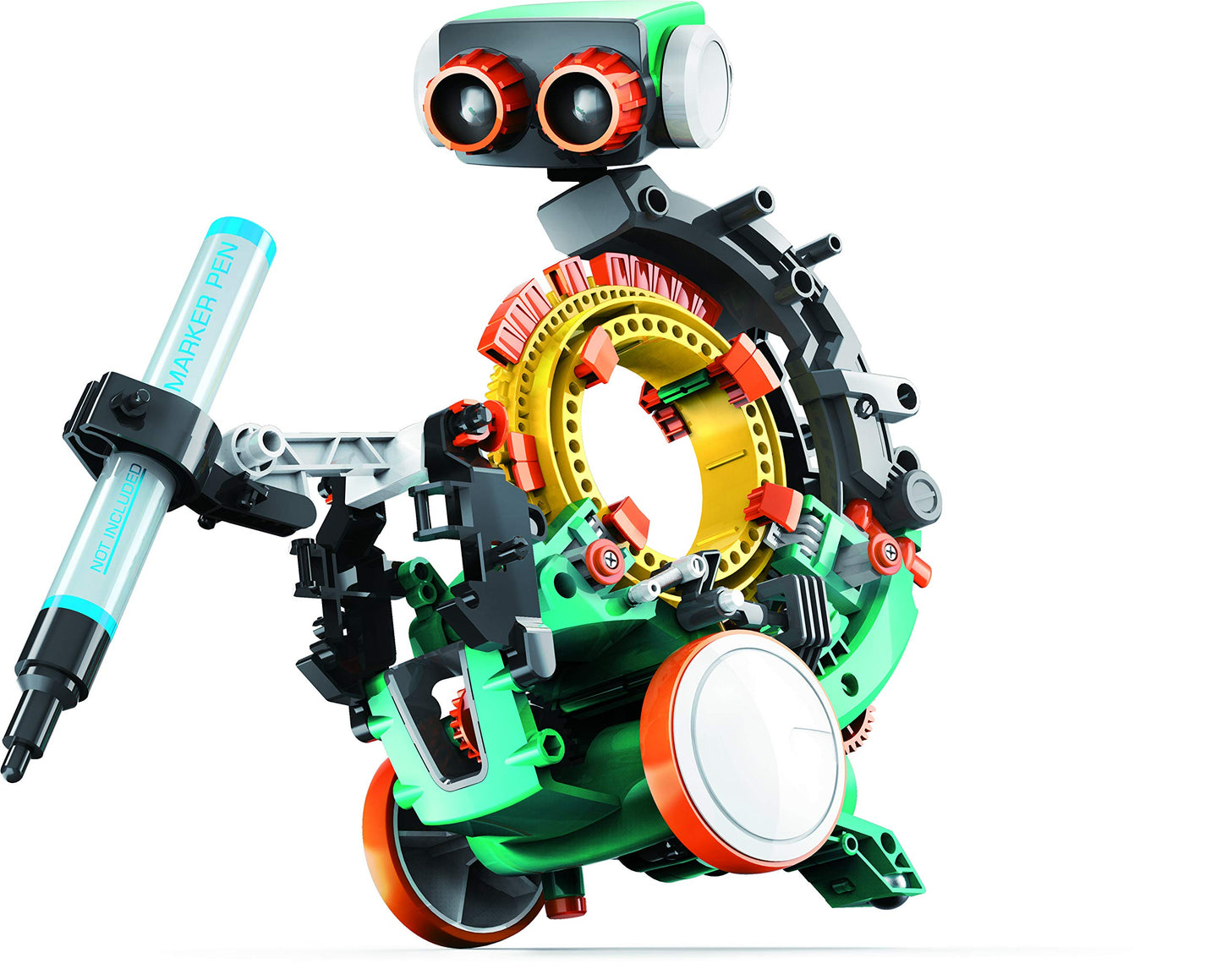 Mechanical Coding Robot Kit – STEM Build & Program Learning Set