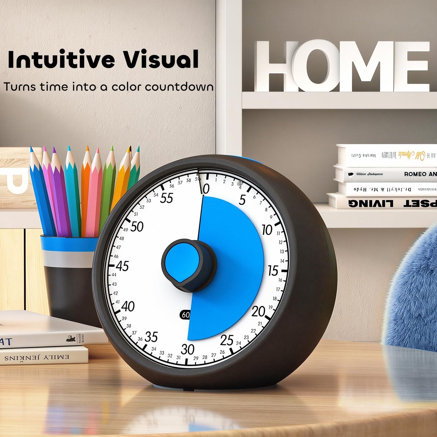 Kids Visual Timer 60 Minute – Countdown Time Management Tool