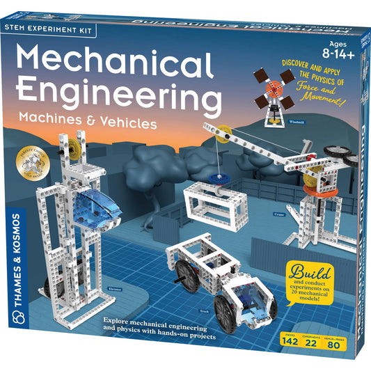 Mechanical Engineering Kit – Build 20 STEM Machines & Models