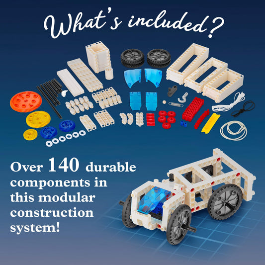 Mechanical Engineering Kit – Build 20 STEM Machines & Models