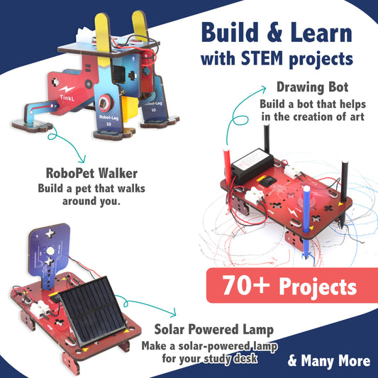 STEM Electronic Robot Kit – Kids Tinker Lab Learning Set