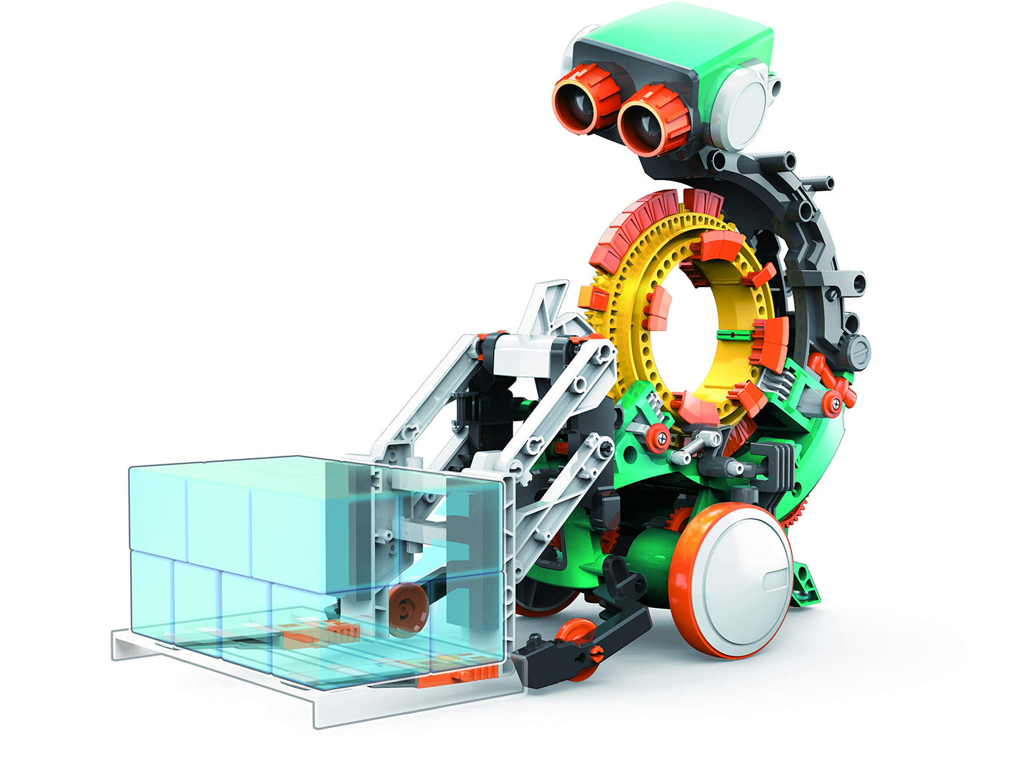 Mechanical Coding Robot Kit – STEM Build & Program Learning Set